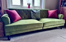 three seater velvet sofa for sale  YORK