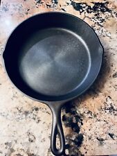 Used, Vintage Lodge #8 Three Notch Cast Iron Skillet W/Blob Marker! Beautiful! for sale  Shipping to South Africa