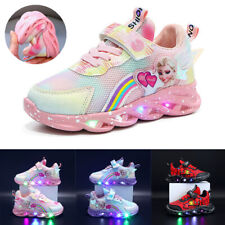 Dziecięce trampki chłopięce buty sportowe dziewczęce elsa księżniczka świecące buty LED NOWE na sprzedaż  PL