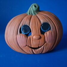 De colección Cerámica Calabaza Halloween Jack o Linterna Vela/Cubierta de Luz  segunda mano  Embacar hacia Argentina