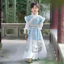 Roupa de palco inverno Hanfu meninos roupão chinês bebê tang traje tradicional comprar usado  Enviando para Brazil