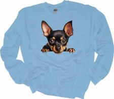 Usado, Moletom Peeking Miniatura Pinscher Cachorro Min Pin Puppy Dog Shirt comprar usado  Enviando para Brazil