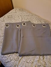 Grey eyelet curtains for sale  STOKE-ON-TRENT