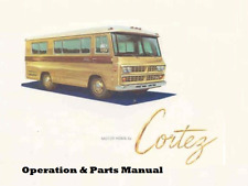 CORTEZ 1970-71 Motorhome Peças e Operações Manual 325pg para Serviço e Reparo de RV comprar usado  Enviando para Brazil