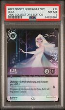 Elsa Gloves Off PSA 8 NM-MT 2023 D100 Edição de Colecionador #19 Disney Lorcana comprar usado  Enviando para Brazil