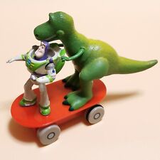 Figura Disney Toy Story BUZZ LIGHTYEAR & REX Patineta 5" PULLBACK Topper Toy segunda mano  Embacar hacia Argentina