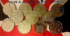 10p 2018 alphabet for sale  FELIXSTOWE