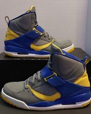 Tênis Nike Jordan Flight 45 High Laney Cool cinza amarelo azul royal masculino 10.5, usado comprar usado  Enviando para Brazil