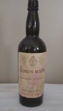 Antique Labeled KING'S MARK SCOTCH WHISKY Liquor Bottle for sale  Shipping to South Africa