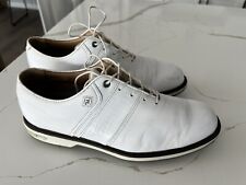 FootJoy Dryjoys Premiere Series Packard Golf Shoes White 10.5 M, used for sale  Shipping to South Africa