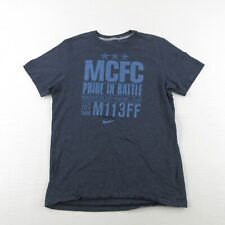 Camiseta Nike Manchester City masculina grande azul marinho slim fit futebol MCFC comprar usado  Enviando para Brazil
