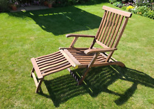 Solid teak reclining for sale  BEDFORD