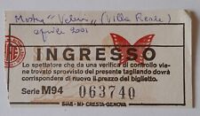 Biglietto ingresso mostra usato  Italia