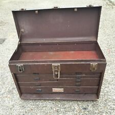 vintage metal toolbox for sale  CRANLEIGH