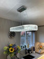 Modern crystal chandelier for sale  MACCLESFIELD