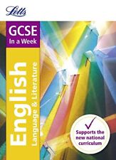 Gcse english week for sale  UK