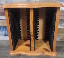 40 Slot Pine CD Rack (Please see condition notes) for sale  Shipping to South Africa