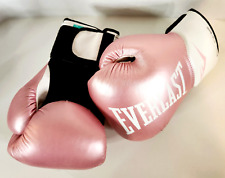 Guantes de boxeo estilo profesional Everlast ELITE para mujer rosa/blanco 12 oz MED, usado segunda mano  Embacar hacia Argentina