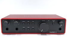 Interface de áudio Focusrite Scarlett 2i2 (4ª geração) USB AMS-SCARLETT-2I2-4G comprar usado  Enviando para Brazil