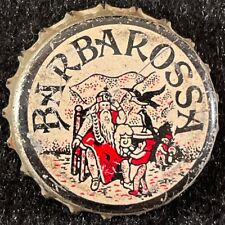 Used, BARBAROSSA BEER CORK LINED BEER BOTTLE CAP RED TOP BREWING CINCINNATI OHIO CROWN for sale  Shipping to South Africa