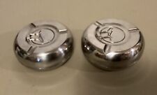 Pair metal ashtrays for sale  Shipping to Ireland