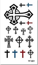 Arte corporal falso temporal cruz celta de cruces segunda mano  Embacar hacia Mexico