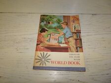 1960 Through The Year With World Book Encyclopedia Woody Doll Activity Book for sale  Shipping to South Africa
