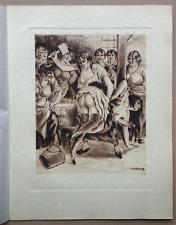 Courbouleix gravure originale d'occasion  Paris XVIII