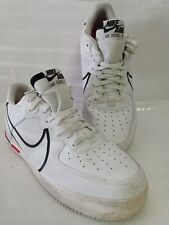 Nike Air Force 1 React D/MS/X White Black Red Sneakers CD4366-100 Size 13 for sale  Shipping to South Africa