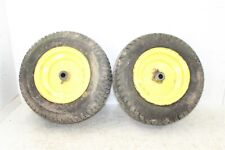 John Deere L130A Lawn Mower Tractor Front Wheels Rims Set  for sale  Shipping to South Africa