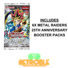 6 X YuGiOh Metal Raiders: Pacote Booster Selado: 25º Aniversário Reimpressão comprar usado  Enviando para Brazil
