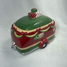 Tina Wenke Burton and Burton Christmas Holiday Road Camper Ceramic Cookie Jar for sale  Shipping to South Africa