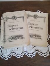 Brevet invention 1909 d'occasion  Corvol-l'Orgueilleux