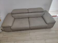 Leather sofa seater for sale  SWANSCOMBE