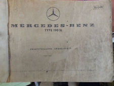 Mercedes benz 190sl usato  Talla