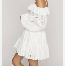 Mini vestido Choosy Endless verão branco ilhós fora do ombro G comprar usado  Enviando para Brazil