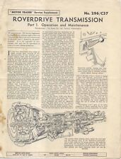 Roverdrive transmission part for sale  BATLEY