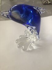 Glass dolphin ornament for sale  NEWTON STEWART