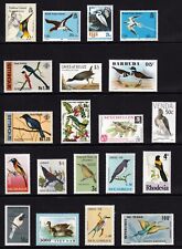 Selos de pássaros - todos sem marca de charneira - descontos de compra múltipla e desconto de postagem combinado, usado comprar usado  Enviando para Brazil