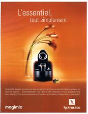 2004 / Machine café Nespresso Magimix / publicity / advertising d'occasion  Compiègne