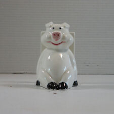 Vintage 1984 Pig Ceramic Napkin Holder Ron Gordon Designs, Inc. Taiwan, used for sale  Shipping to South Africa
