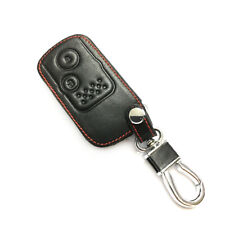 Capa de couro fit Honda CRV Accord 2 botões controle remoto chaveiro bolsa suporte comprar usado  Enviando para Brazil