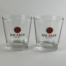 Bacardi Rum Barware Cocktail Rocks Copos Lowball Design de Logotipo de Taco - Conjunto de 2 comprar usado  Enviando para Brazil