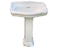 Vintage pedestal lavatory sink, used for sale  Bloomfield