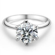 Moissanite Diamond Ring GRA Certificate Engagement Wedding Ring Platinum na sprzedaż  Wysyłka do Poland