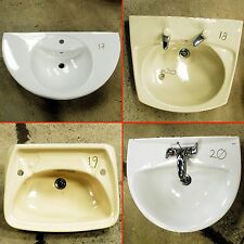 Used, BATHROOM BASINS AND SINKS, PEDESTALS, SUITES, VARIOUS COLOURS & SIZES for sale  Shipping to South Africa