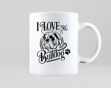 Love bulldog mug for sale  ENFIELD