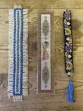 Vintage bookmarks embroidered for sale  DUNMOW