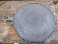 Used, Antique 1800s #8 Cast Iron Combo Stove Eye & Griddle Stubby Fancy Handle for sale  Shipping to South Africa