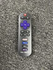 TCL Roku Smart TV Remote Control W/ Netflix Disney+ Apple HBOmax Keys Original for sale  Shipping to South Africa